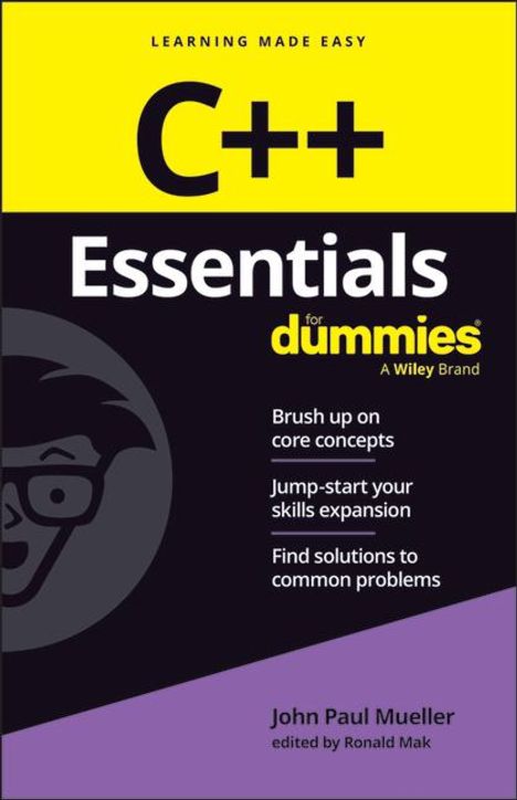 The Experts at Dummies: C++ Essentials for Dummies, Buch