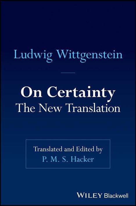 On Certainty, Buch