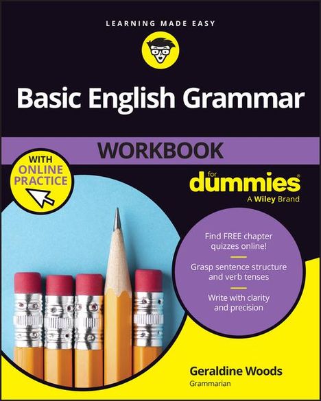 Geraldine Woods: Basic English Grammar Workbook for Dummies, Buch