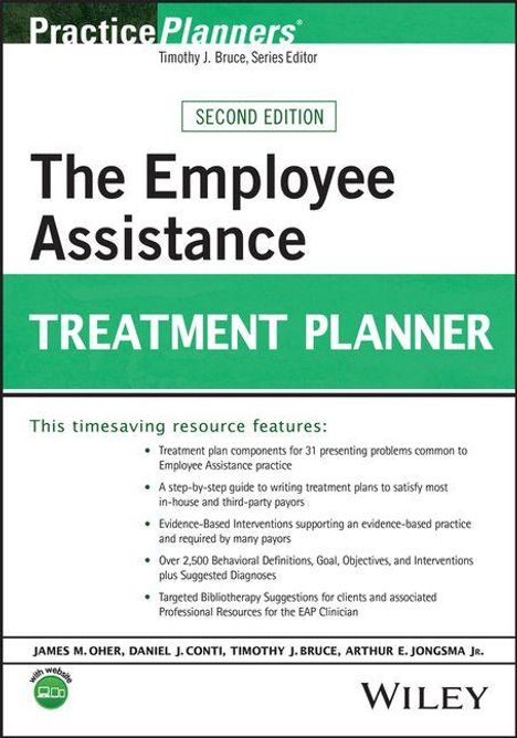 Das Cover zeigt: "The Employee Assistance Treatment Planner, Second Edition, Timothy J. Bruce, Series Editor, Wiley".