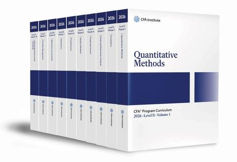 Cfa Institute: 2026 Cfa Program Curriculum Level II Box Set, Buch