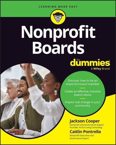 „Nonprofit Boards for Dummies“. Tipps: Wirke als Vorstandsmitglied, schaffe inklusive Kultur, inspiriere Wandel.