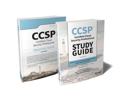 Bücher: "CCSP Certified Cloud Security Professional PRACTICE TESTS" und "STUDY GUIDE", beide vierte Auflage.