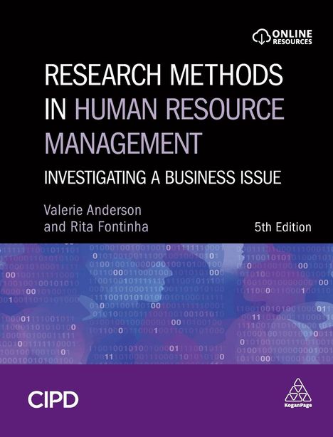 Valerie Anderson: Research Methods in Human Resource Management, Buch