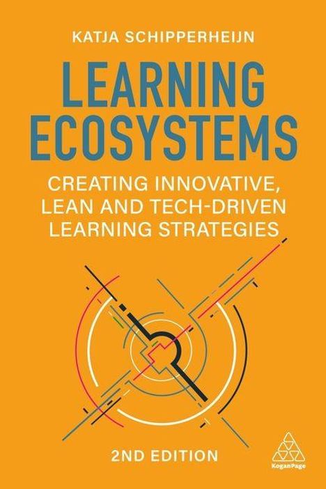 "LEARNING ECOSYSTEMS: Creating innovative, lean and tech-driven learning strategies. 2nd Edition." Abstrakte Illustration.