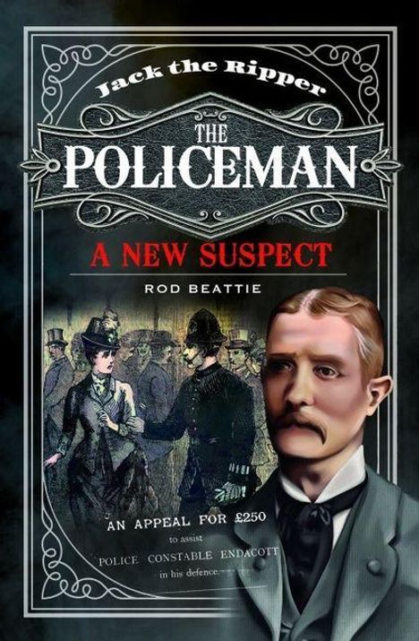 „Jack the Ripper: The Policeman - A New Suspect“ von Rod Beattie. Illustration einer viktorianischen Straßenszene.