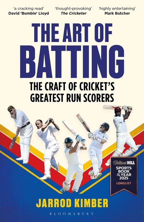 "The Art of Batting" und "The Craft of Cricket's Greatest Run Scorers" auf Cover mit Cricket-Spielern.