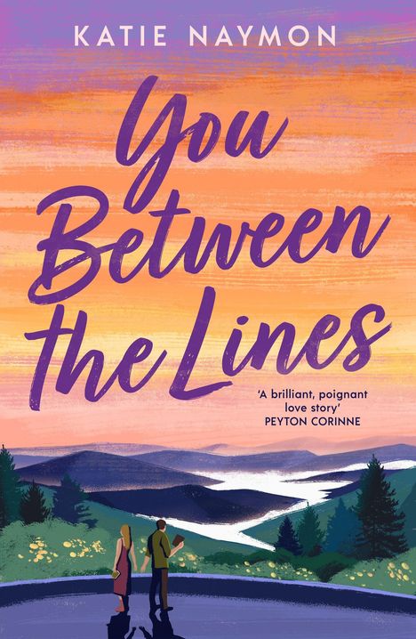 „You Between the Lines“ von Katie Naymon. Unten: „Final cover to be revealed“. Hodder & Stoughton Logo mit einem Tier.