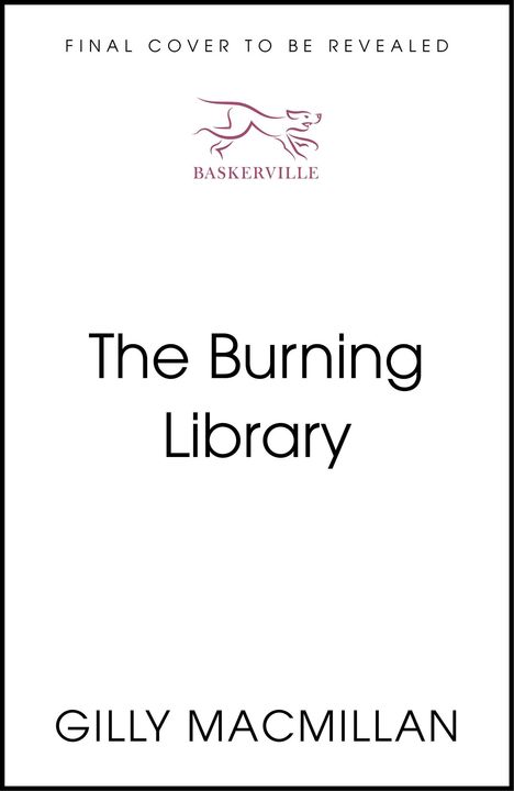 Gilly Macmillan: The Burning Library, Buch