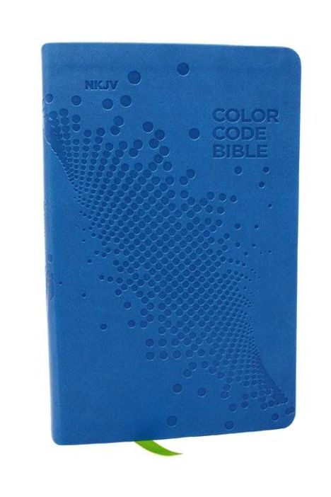 Thomas Nelson: Nkjv, Color Code Bible for Kids, Blue Leathersoft, Comfort Print, Buch