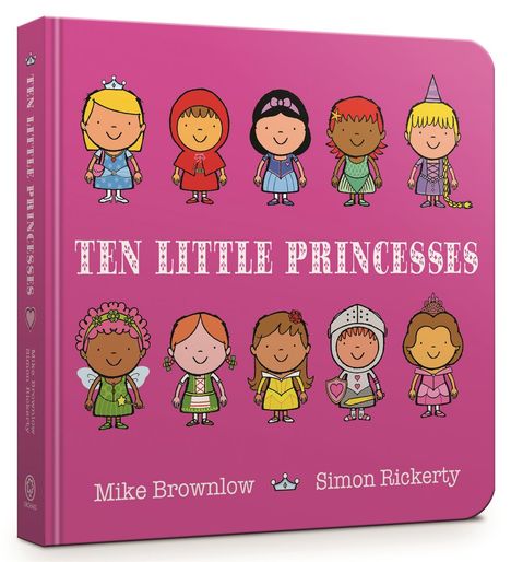 Mike Brownlow: Ten Little Princesses, Buch