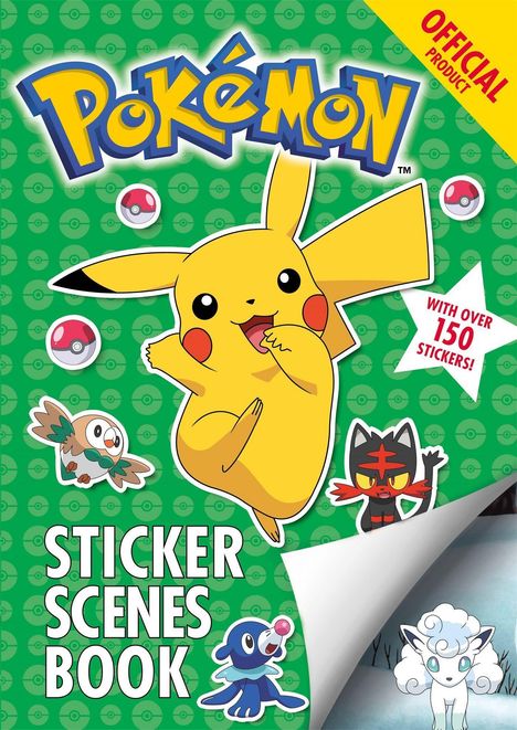 Pokemon: The Official Pokemon Sticker Scenes Book, Buch