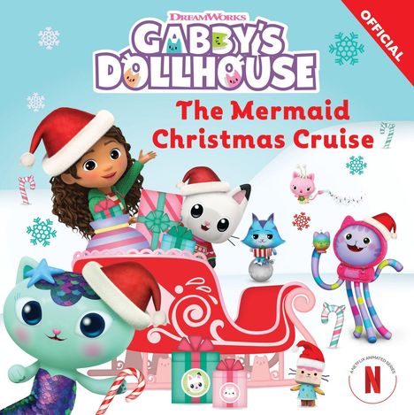 Official Gabby's Dollhouse: DreamWorks Gabby's Dollhouse: The Mermaid Christmas Cruise, Buch