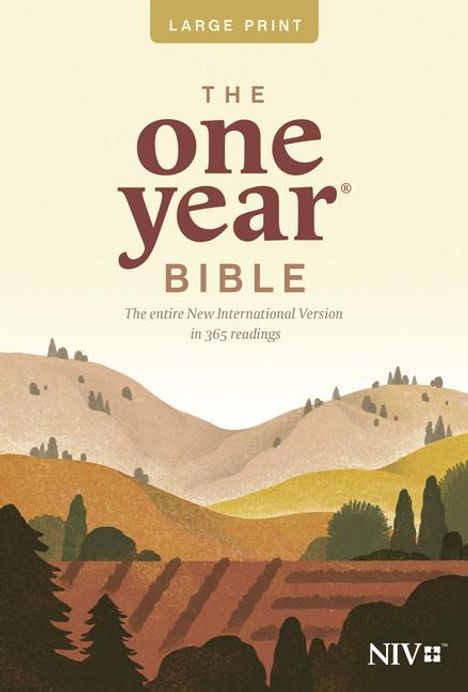 One Year Bible-NIV-Premium Slimline Large Print, Buch