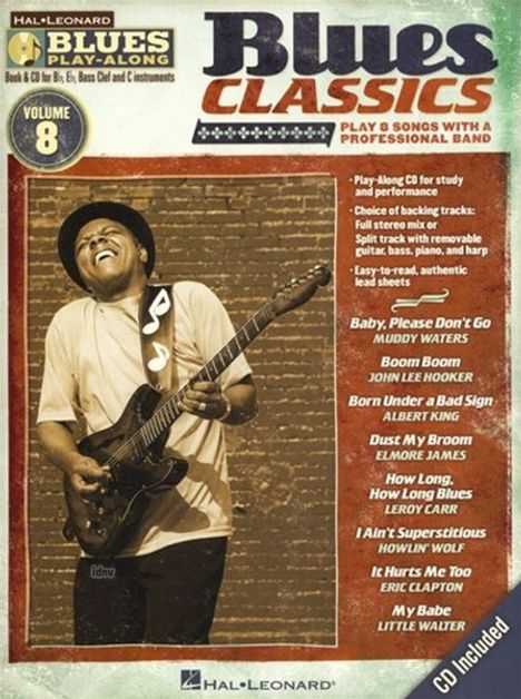 Blues Classics: Blues Play-Along Volume 8 [With CD (Audio)], Noten