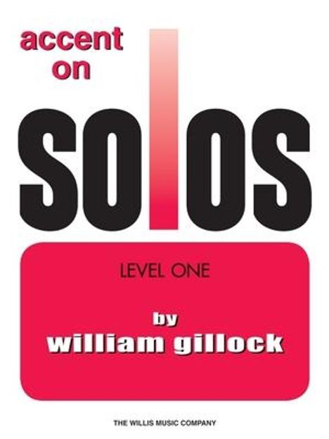 William Gillock: Accent on Solos, Level One, Buch
