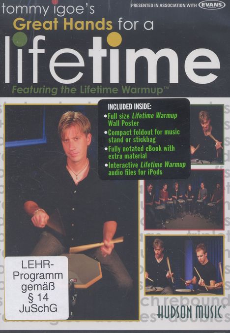 Tommy Igoe: Tommy Igoe: Great Hands For A Lifetime, Noten