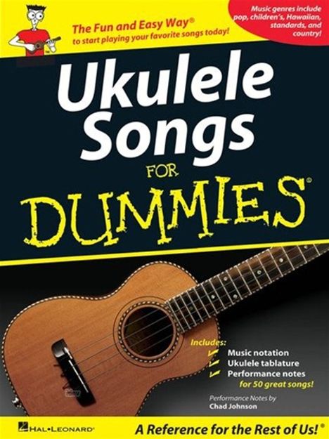 Ukulele Songs for Dummies, Buch