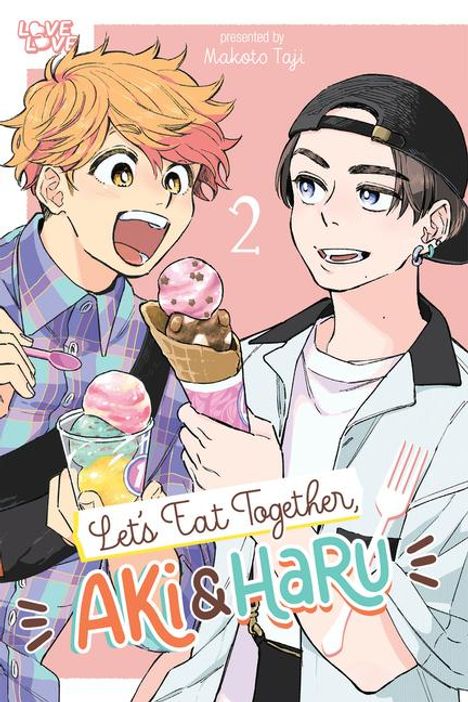 Makoto Taji: Let's Eat Together, Aki and Haru, Volume 2, Buch