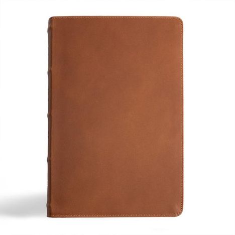 CSB Men's Daily Bible, Brown Genuine Leather, Buch
