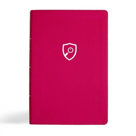 Csb Bibles By Holman: CSB Defend Your Faith Bible, Pink Leathertouch, Buch