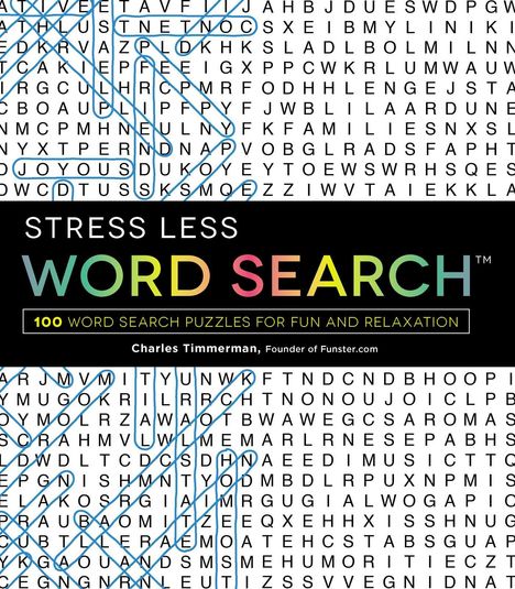 Charles Timmerman: Stress Less Word Search, Buch