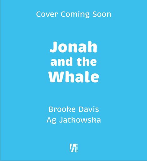 "Cover Coming Soon. Jonah and the Whale. Brooke Davis, Ag Jatkowska." Blauer Hintergrund mit schlichtem Design.