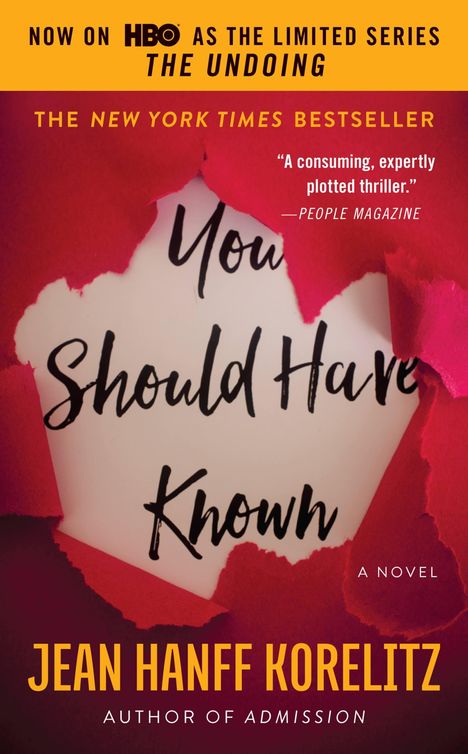 Jean Hanff Korelitz: You Should Have Known, Buch