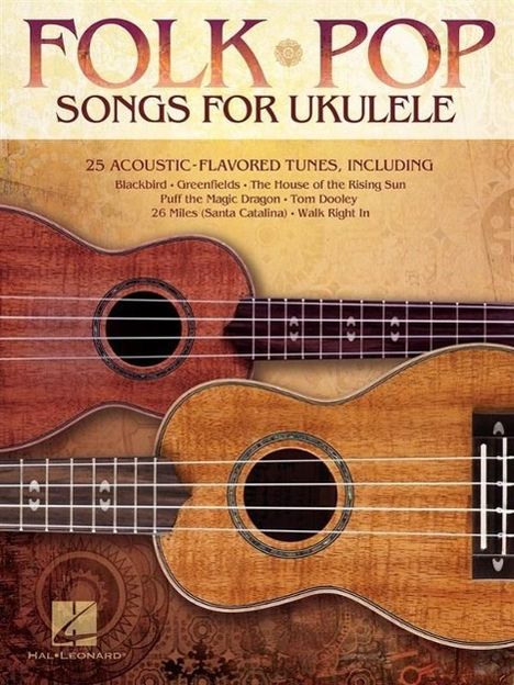 Folk Pop Songs For Ukulele, Noten