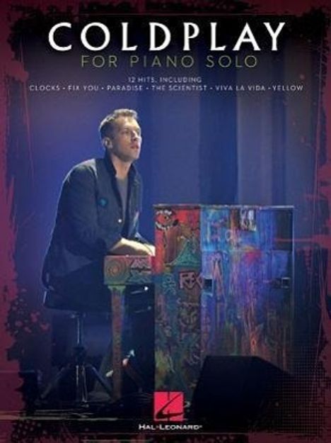 Coldplay for Piano Solo, Buch