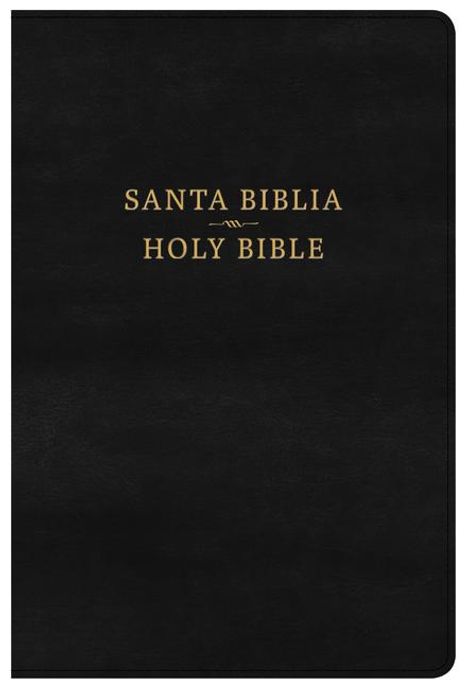 B&h Español Editorial: Rvr 1960/CSB Biblia Bilingüe, Negro Imitación Piel, Buch