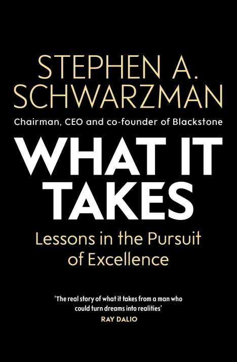 Stephen A. Schwarzman: What It Takes, Buch