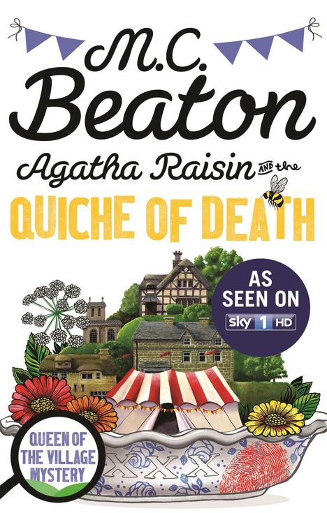 M. C. Beaton: Agatha Raisin and the Quiche of Death. TV Tie-In, Buch
