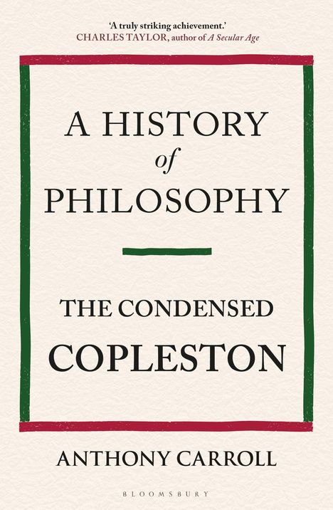 Anthony Carroll: A History of Philosophy, Buch