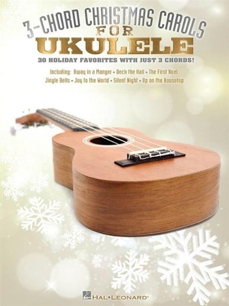 3-Chord Christmas Carols for Ukulele, Buch