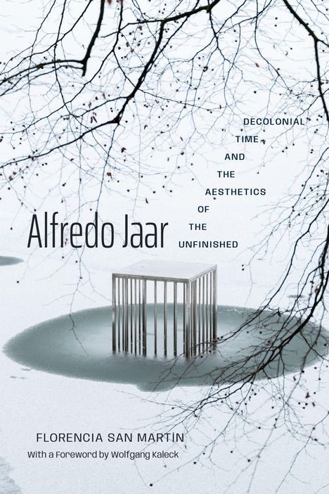 „Alfredo Jaar. Decolonial Time and the Aesthetics of the Unfinished. Florencia San Martín.“ Äste über Schnee und Eis.
