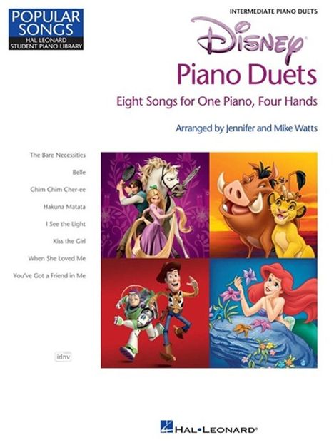 Disney Piano Duets, Noten