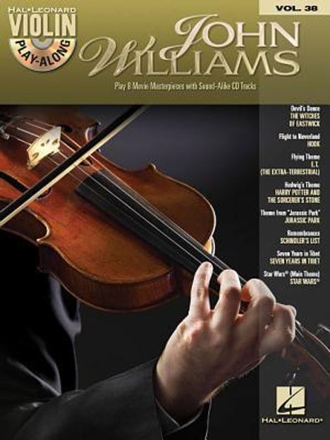 John Williams: Violin Play-Along Volume 38, Buch