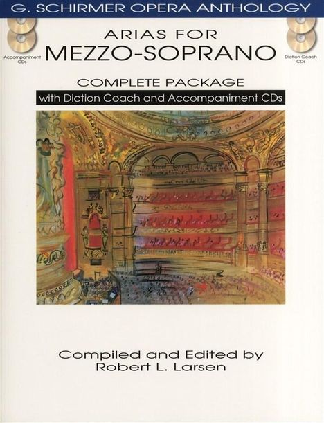 Arias for Mezzo-Soprano Book/Online Audio [With 4 CDs], Buch