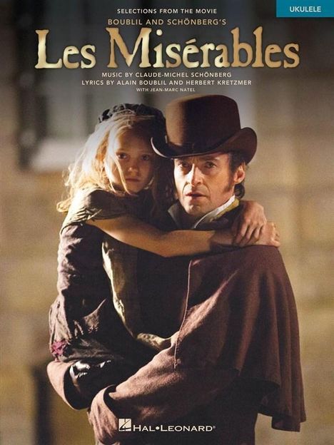 Alain Boublil: Les Miserables, Ukulele: Selections from the Movie, Noten
