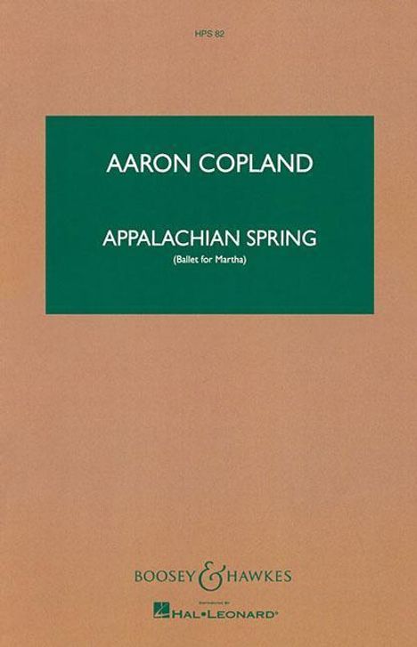 Aaron Copland: Appalachian Spring, Buch