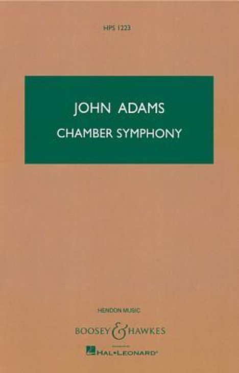 John Adams: Chamber Symphony, Buch