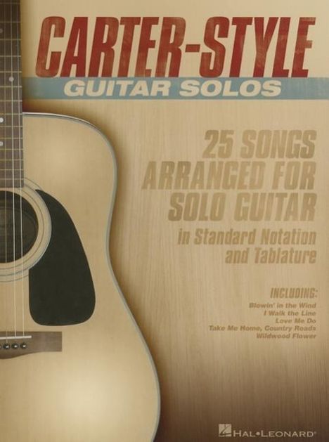 Carter-Style Guitar Solos, Buch