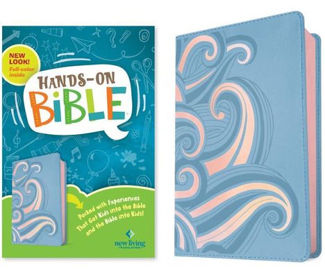 NLT Hands-On Bible, Third Edition (Leatherlike, Periwinkle Pink Waves), Buch