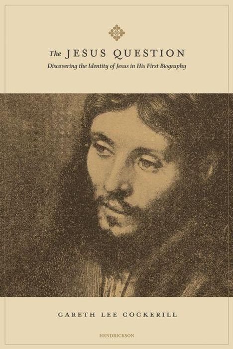 "The Jesus Question" von Gareth Lee Cockerill. Illustration: Porträt von Jesus in sepia Tönen.
