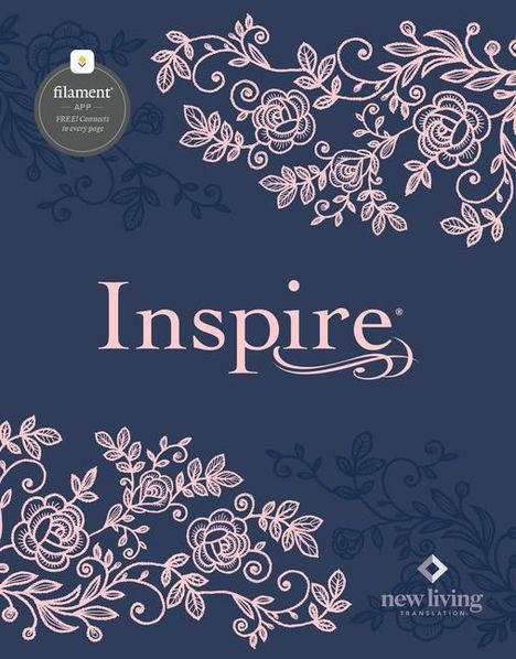 New Living Translation: Inspire Bible Nlt, Filament Enabled (Hardcover Leatherlike, Navy), Buch