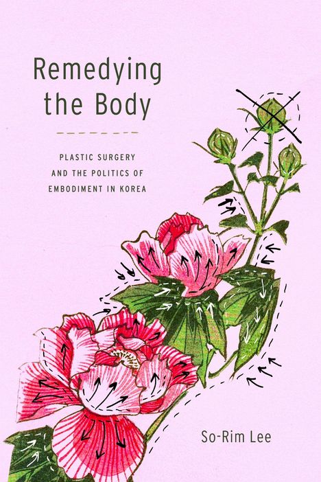 „Remedying the Body: Plastic Surgery and the Politics of Embodiment in Korea“. Illustration mit Blüten und Linien.