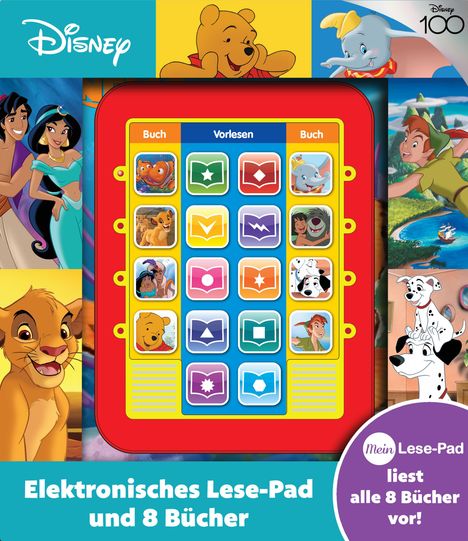 Disney - Mein Vorleser - Elektronisches Lese-Pad mit 8 Hardc, Buch