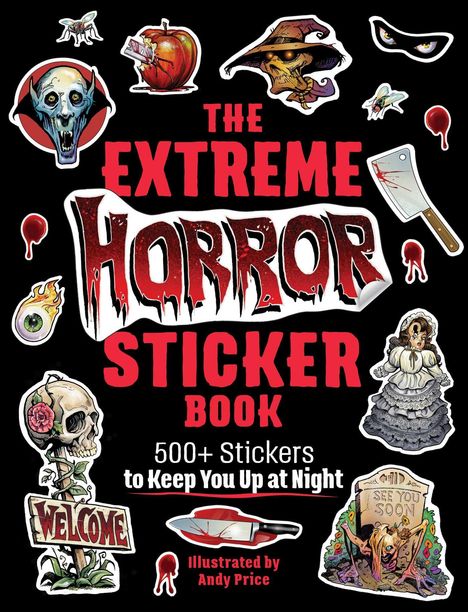 The Extreme Horror Sticker Book, Buch