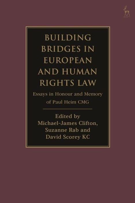 Building Bridges in European and Human Rights Law, Buch